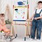 Costway All-in-One Wooden Kid&#x27;s Art Easel Height Adjustable Paper Roll